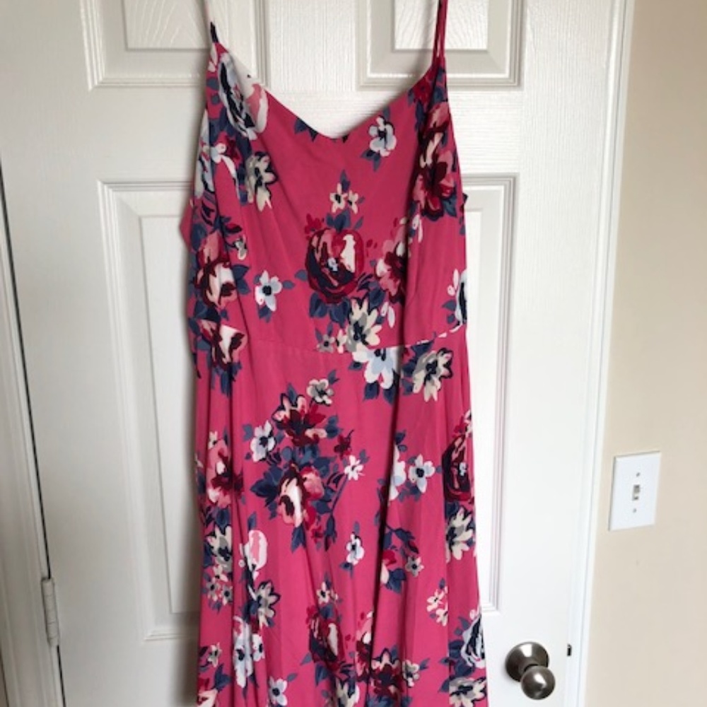 XL Tall Old Navy Pink Spaghetti Strap Dress